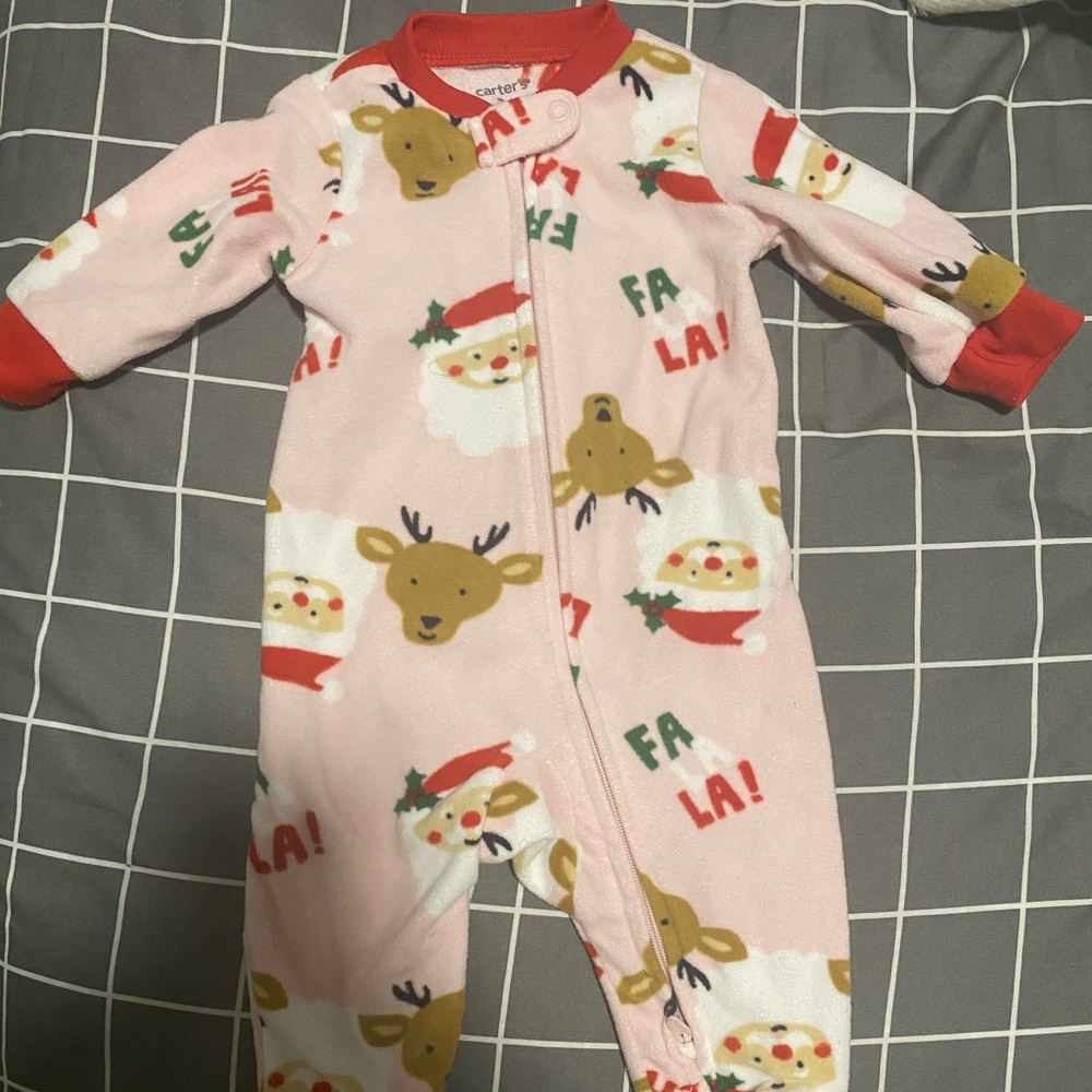 Christmas footie pajamas